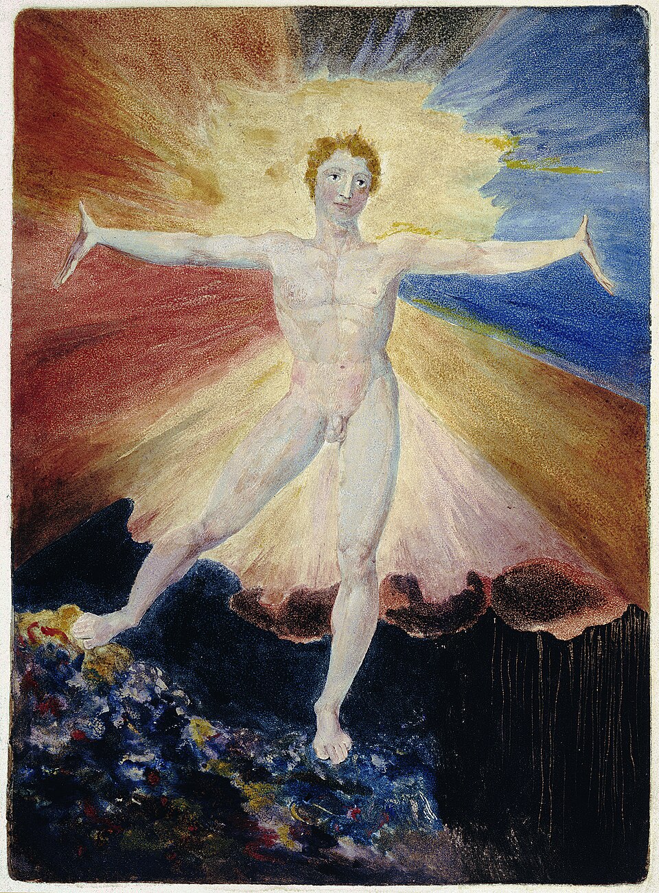 Albion Rose · William Blake, c. 1795